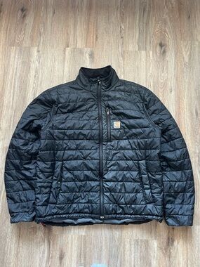 Carhartt Gilliam Men's Jacket Rain Defender Cordura Winter Puffer Coat Size L